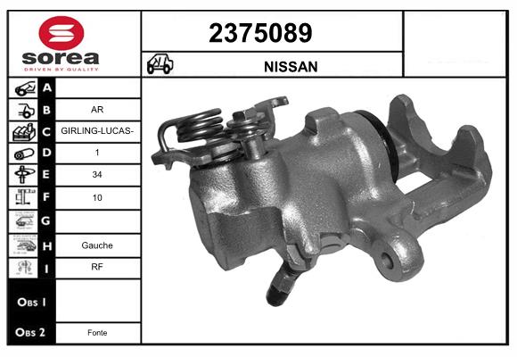 Etrier frana 2375089 EAI