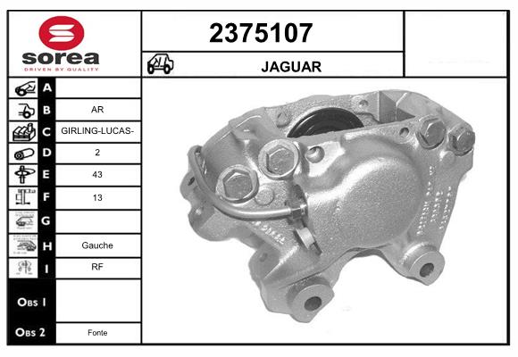 Etrier frana 2375107 EAI