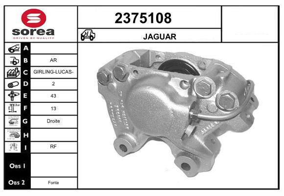 Etrier frana 2375108 EAI