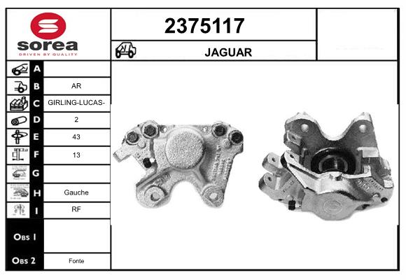Etrier frana 2375117 EAI