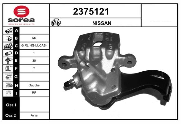 Etrier frana 2375121 EAI
