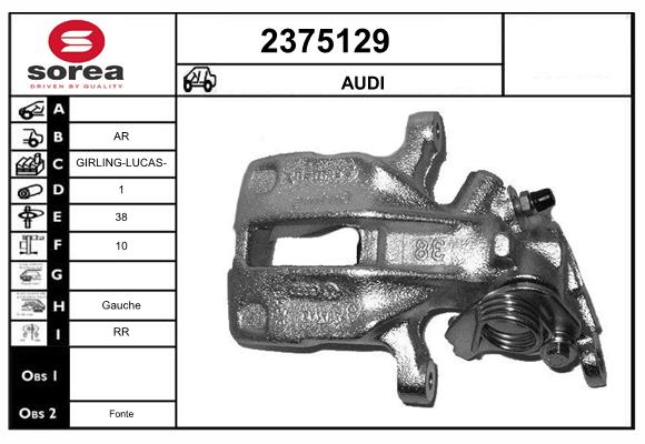 Etrier frana 2375129 EAI