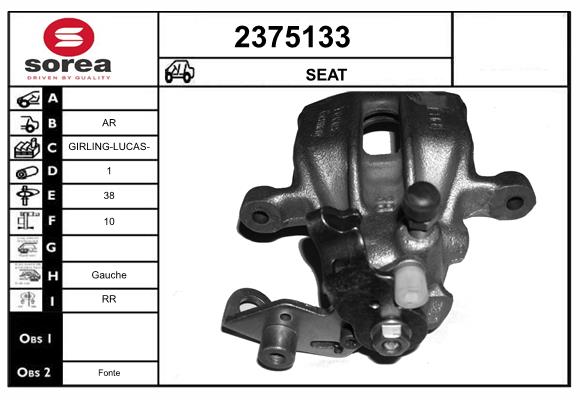 Etrier frana 2375133 EAI