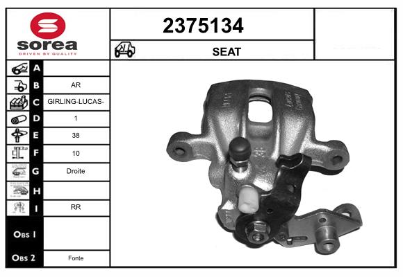 Etrier frana 2375134 EAI
