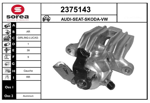 Etrier frana 2375143 EAI