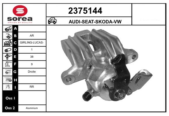 Etrier frana 2375144 EAI