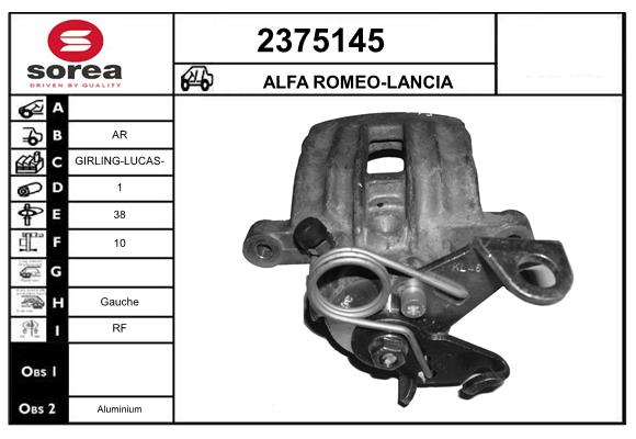 Etrier frana 2375145 EAI