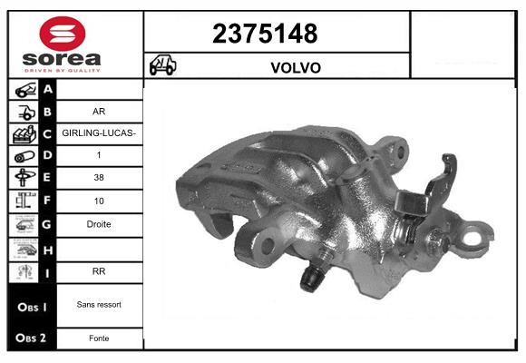 Etrier frana 2375148 EAI
