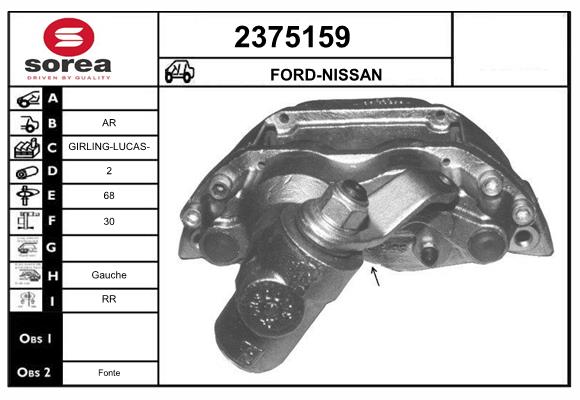 Etrier frana 2375159 EAI
