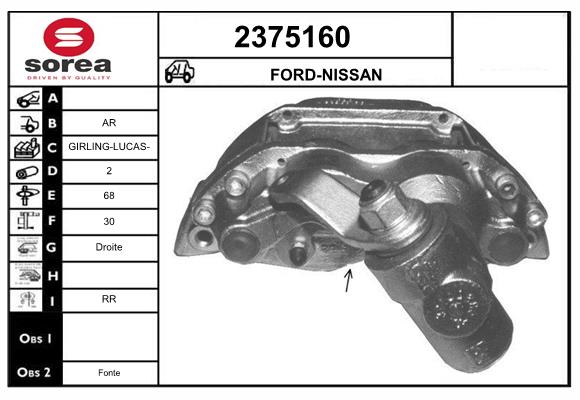 Etrier frana 2375160 EAI