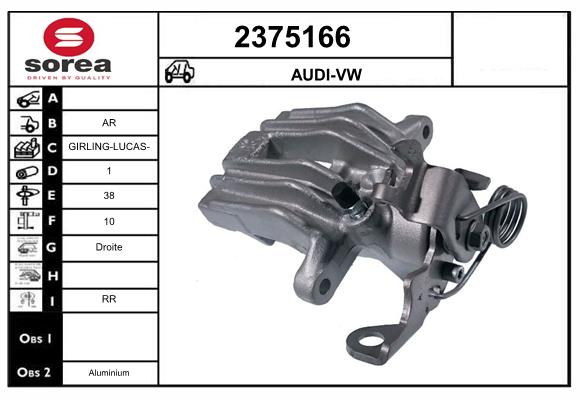 Etrier frana 2375166 EAI