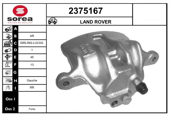 Etrier frana 2375167 EAI