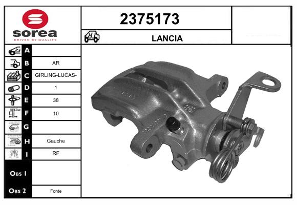Etrier frana 2375173 EAI