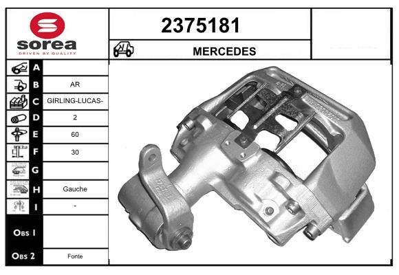 Etrier frana 2375181 EAI
