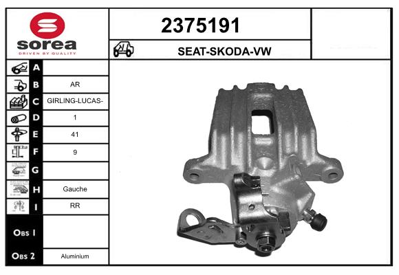 Etrier frana 2375191 EAI