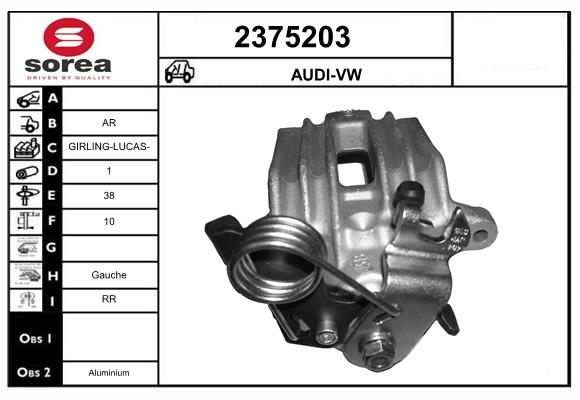 Etrier frana 2375203 EAI