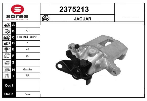 Etrier frana 2375213 EAI