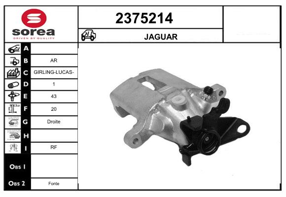 Etrier frana 2375214 EAI