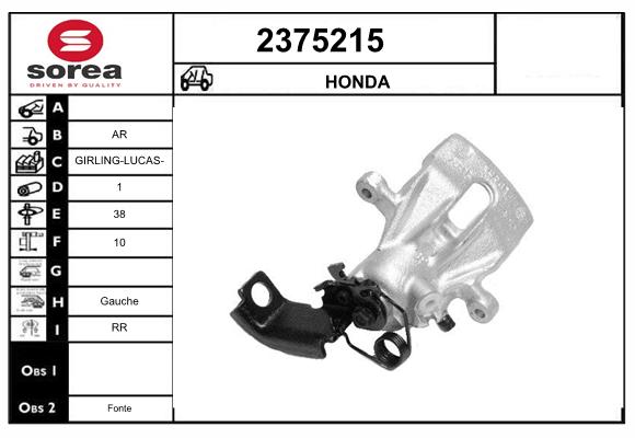 Etrier frana 2375215 EAI