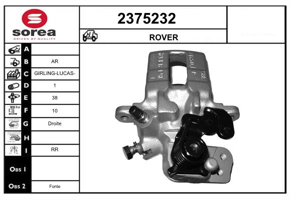 Etrier frana 2375232 EAI