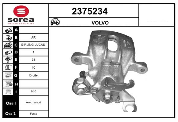 Etrier frana 2375234 EAI