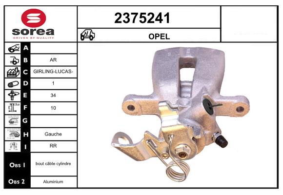 Etrier frana 2375241 EAI