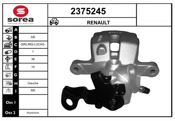 Etrier frana 2375245 EAI