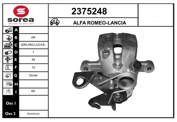 Etrier frana 2375248 EAI