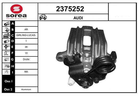 Etrier frana 2375252 EAI