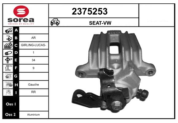 Etrier frana 2375253 EAI