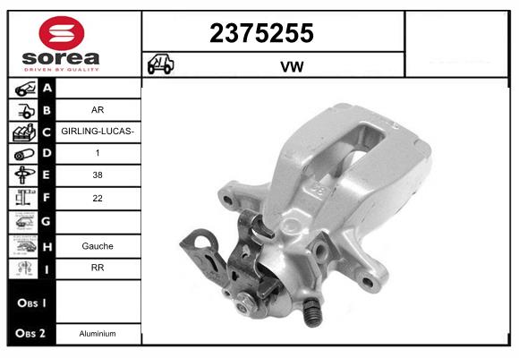 Etrier frana 2375255 EAI