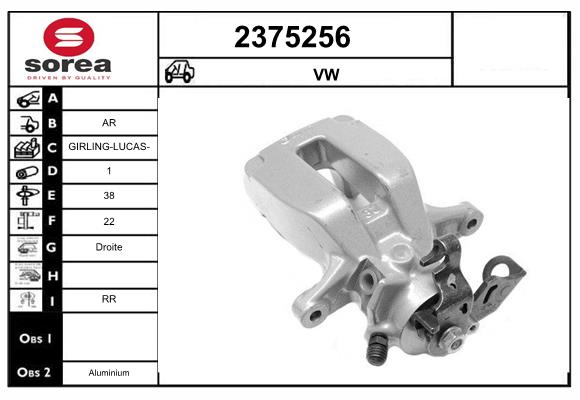 Etrier frana 2375256 EAI