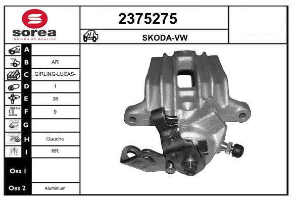 Etrier frana 2375275 EAI