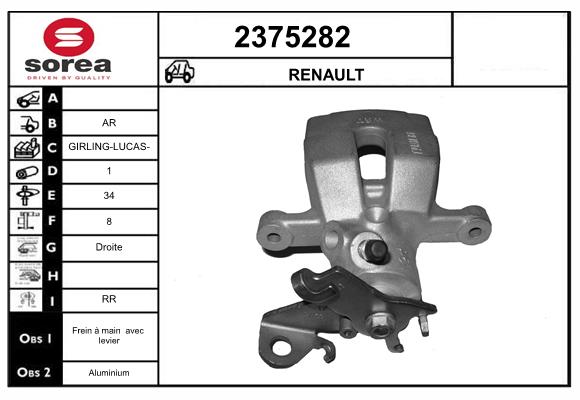 Etrier frana 2375282 EAI