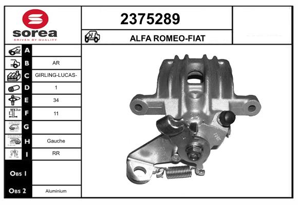 Etrier frana 2375289 EAI