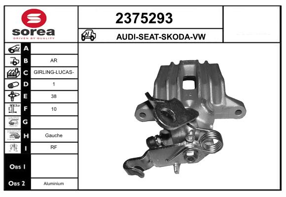 Etrier frana 2375293 EAI