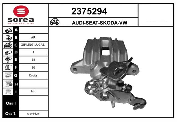 Etrier frana 2375294 EAI