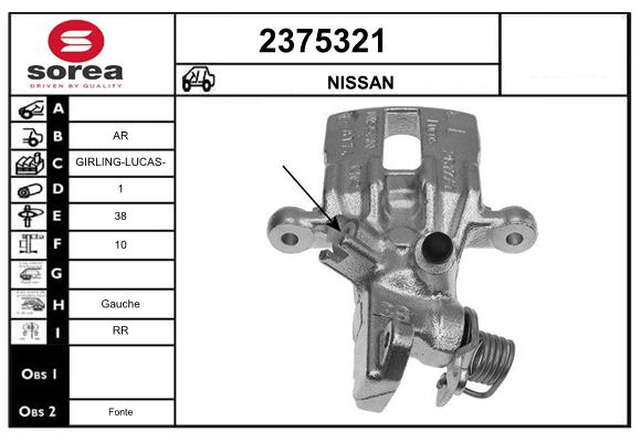 Etrier frana 2375321 EAI