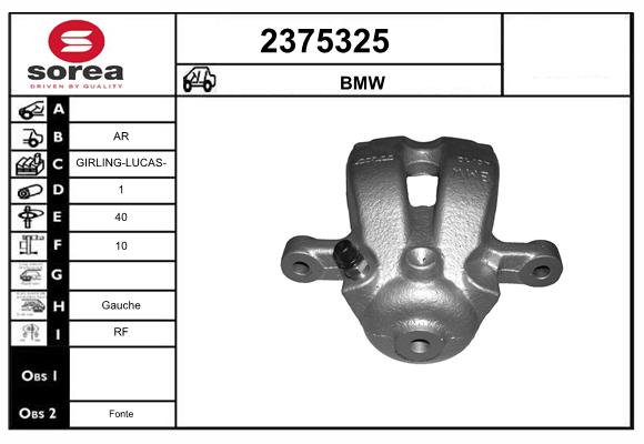 Etrier frana 2375325 EAI