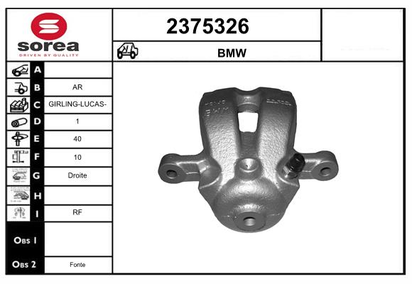Etrier frana 2375326 EAI