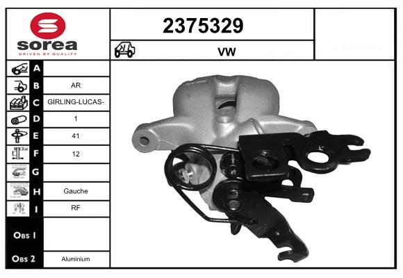 Etrier frana 2375329 EAI