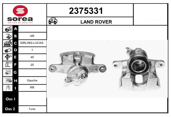 Etrier frana 2375331 EAI