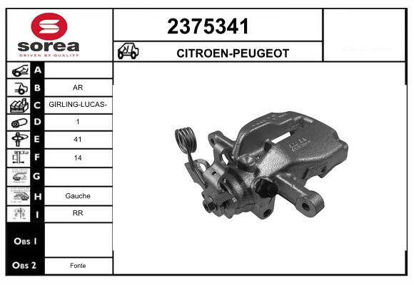 Etrier frana 2375341 EAI