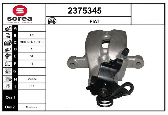 Etrier frana 2375345 EAI