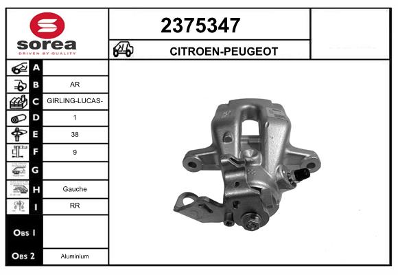 Etrier frana 2375347 EAI