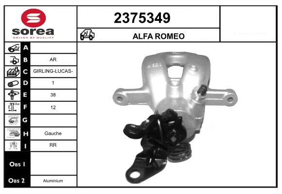 Etrier frana 2375349 EAI