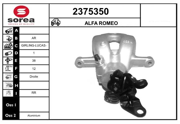 Etrier frana 2375350 EAI