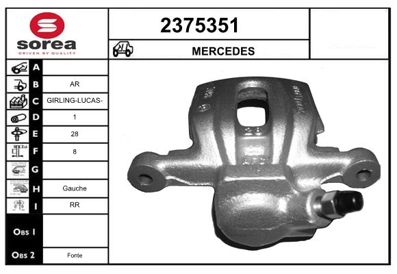 Etrier frana 2375351 EAI