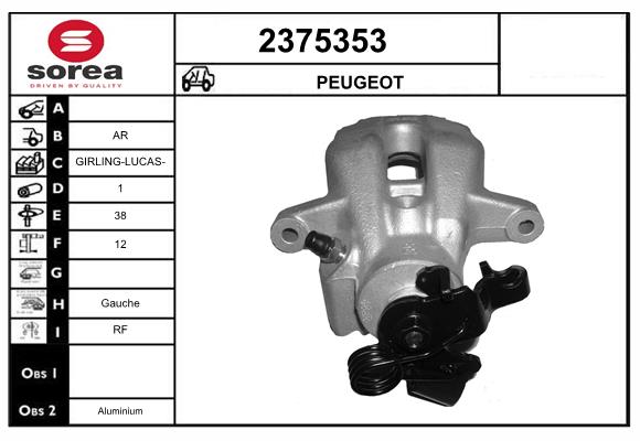 Etrier frana 2375353 EAI
