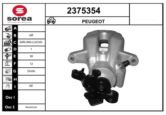 Etrier frana 2375354 EAI
